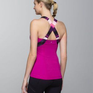 Lululemon Push Ur Limits Tank - Raspberry - Size 4